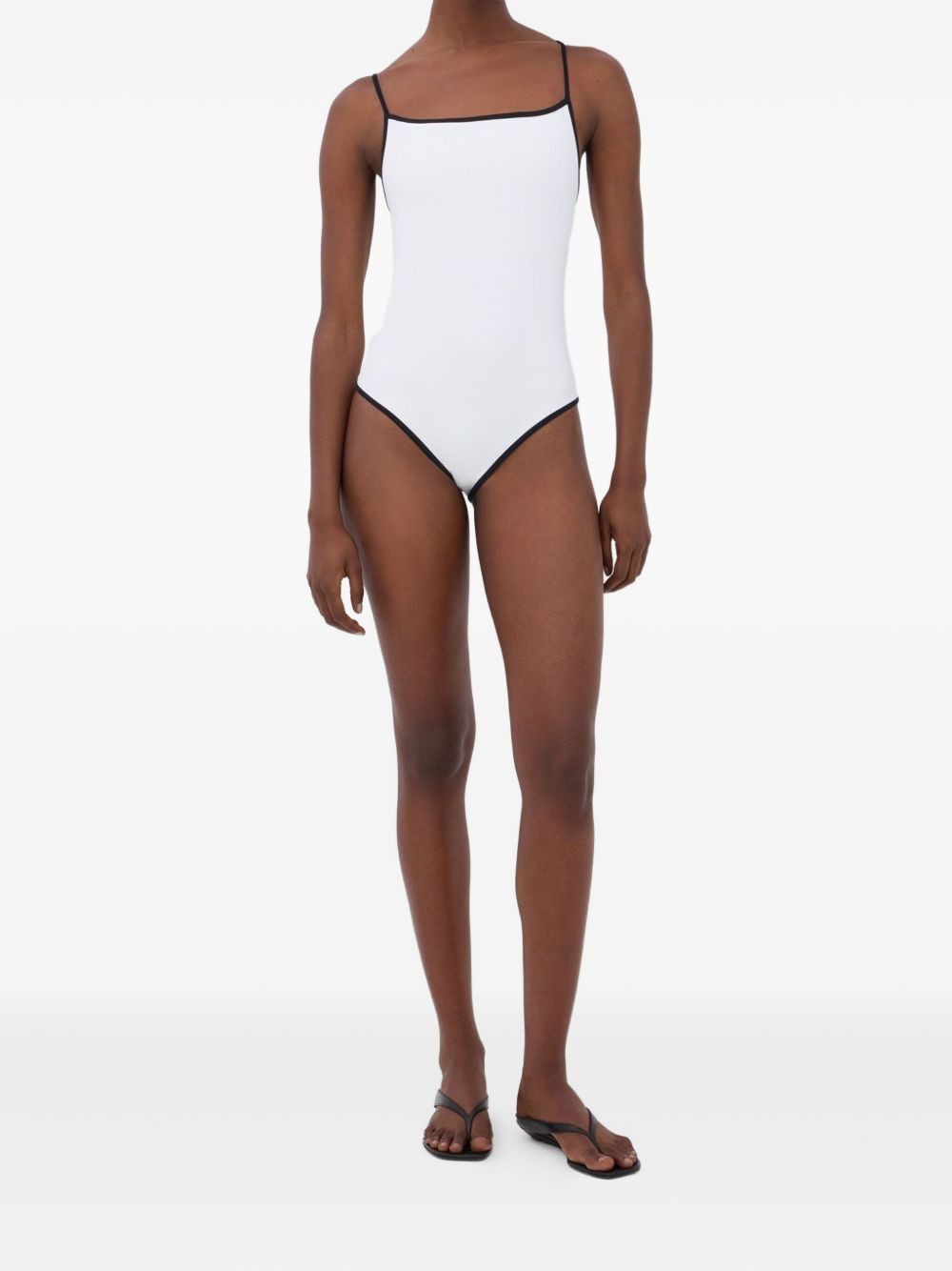 Itak square-neck criss-cross swimsuit - 2
