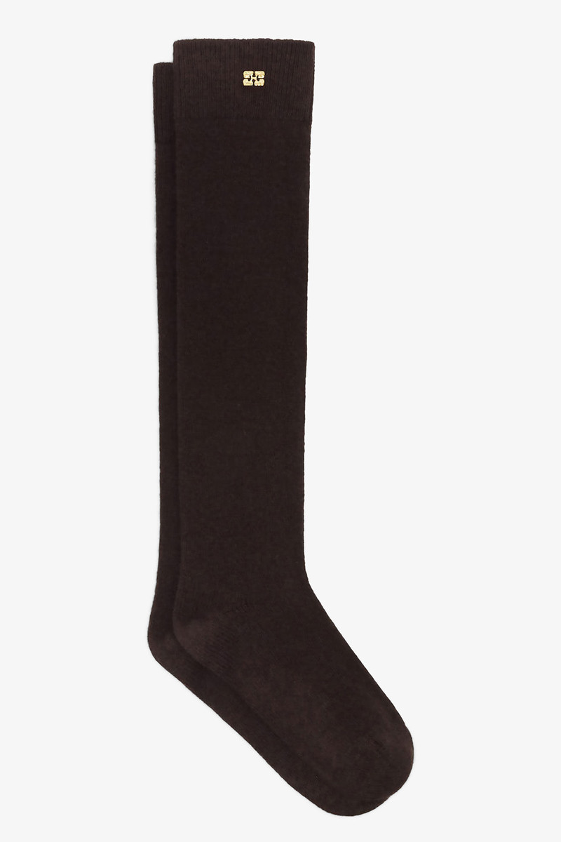 WOOL MIX HIGH SOCKS 1