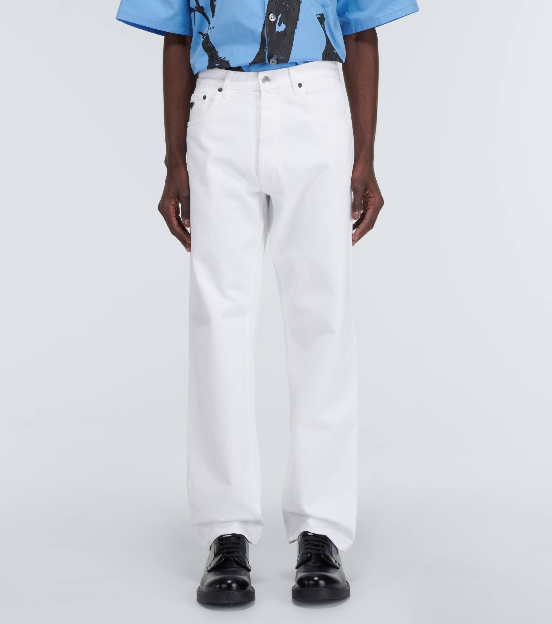 Mid-rise straight jeans - 3