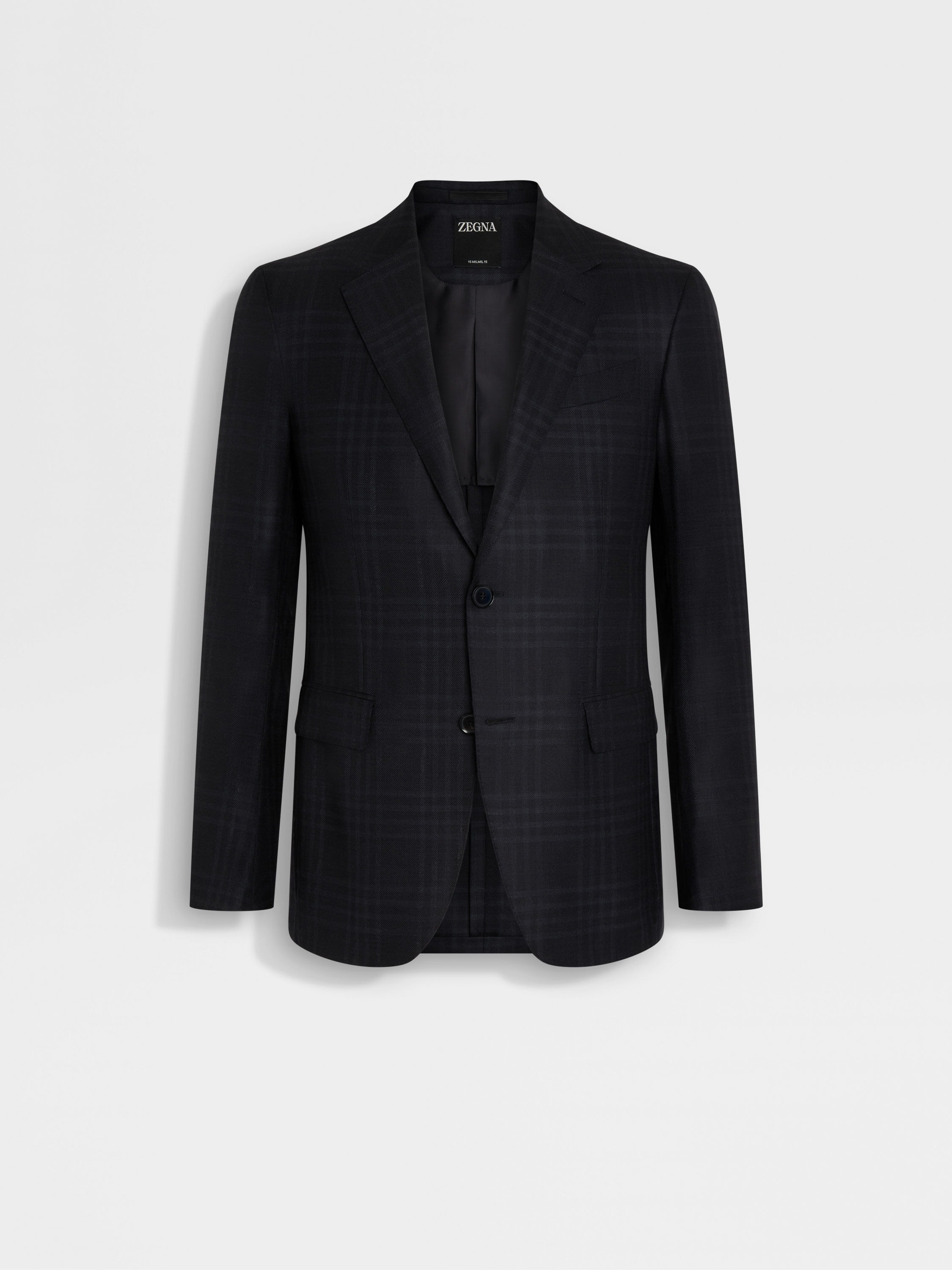 BLACK AND DARK GREY 15MILMIL15 WOOL JACKET - 2