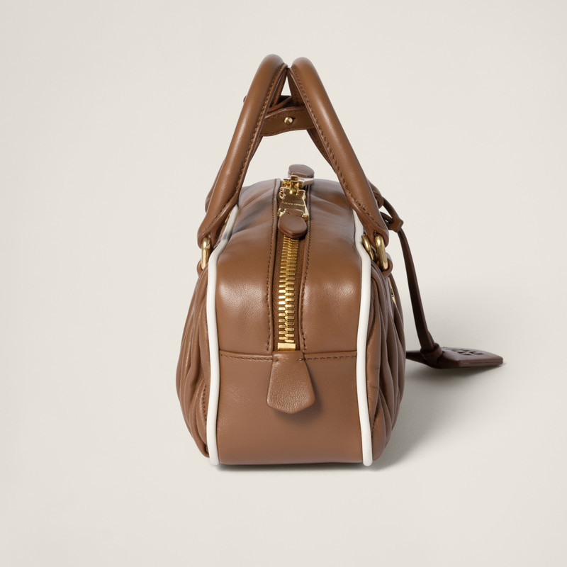 Arcadie matelassé nappa leather bag 7