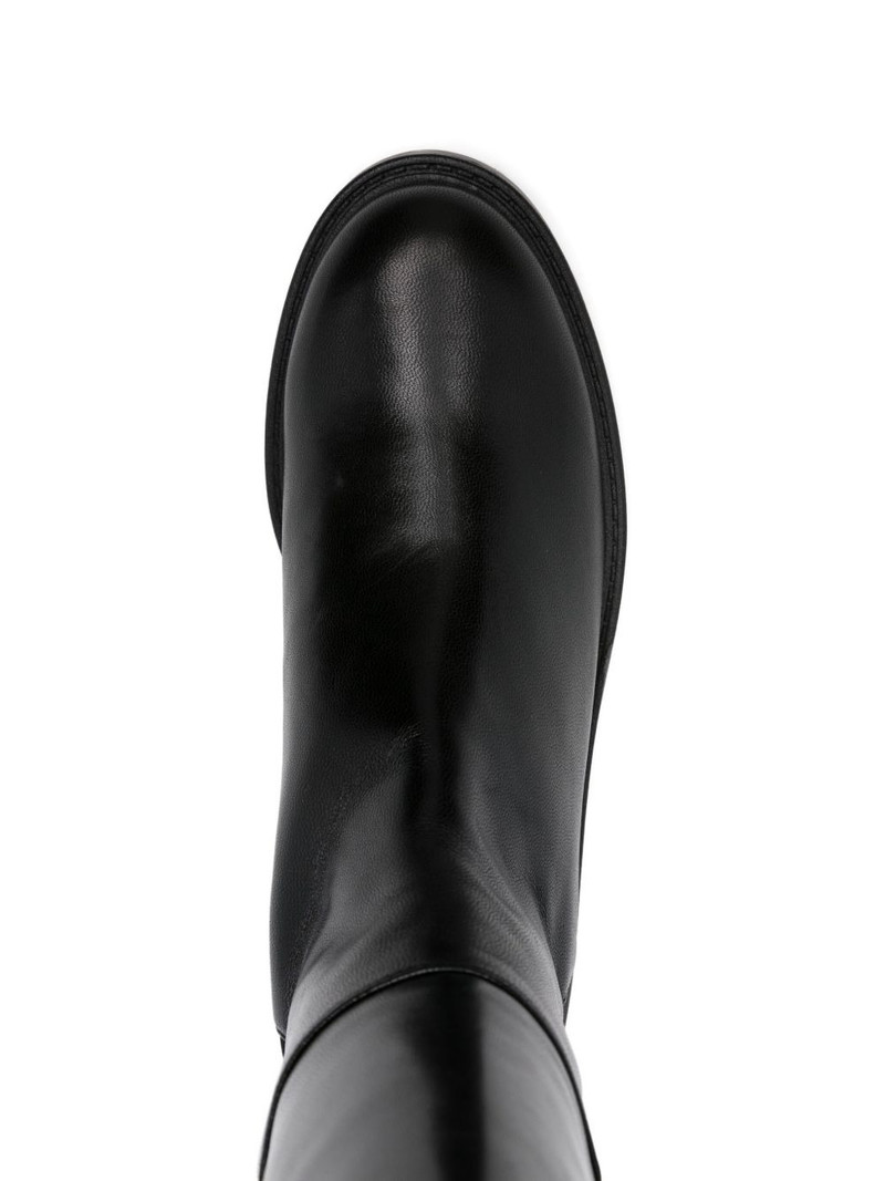 40mm leather panelled knee-high boots 4