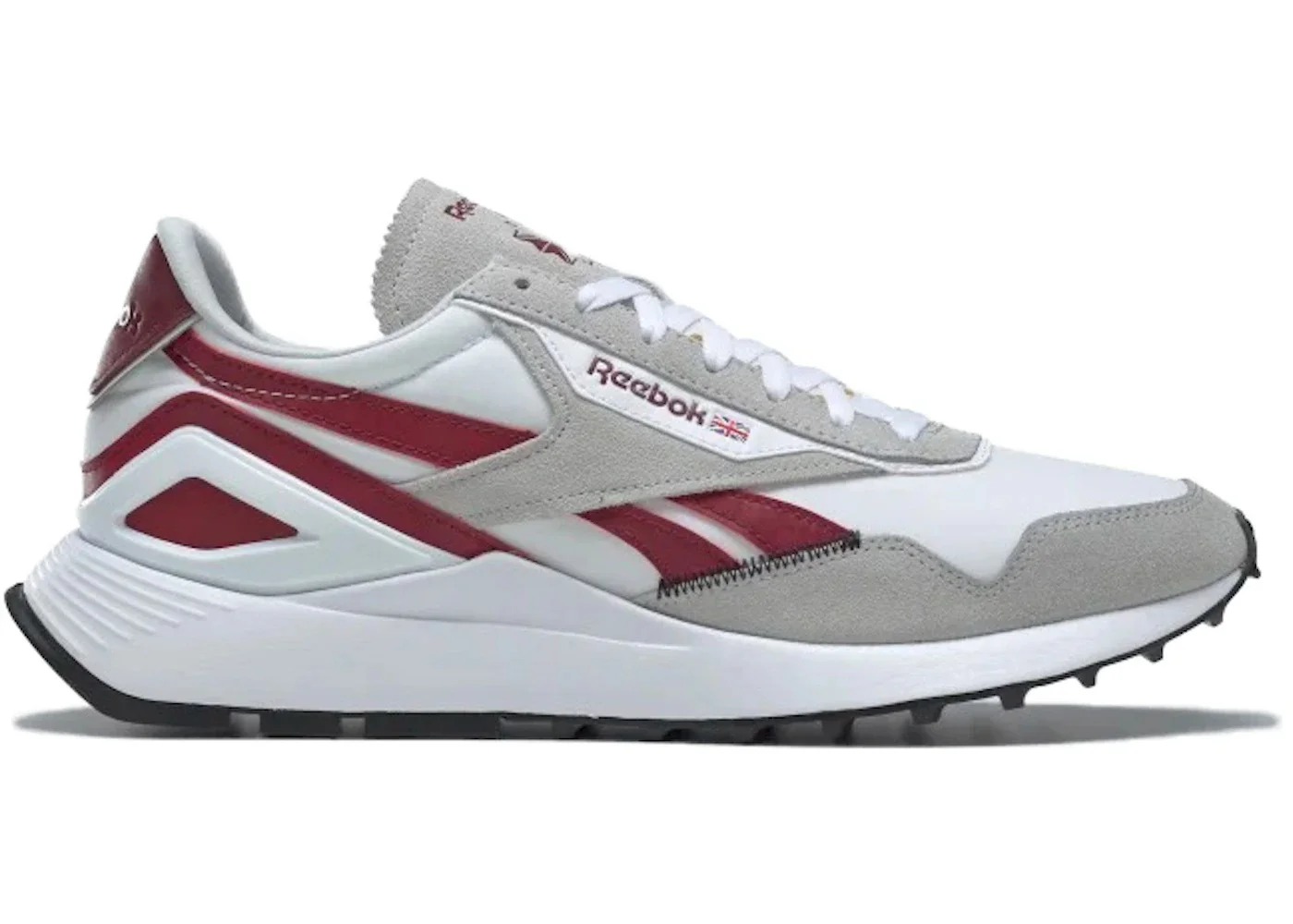 Reebok Classic Leather Legacy AZ Pure Grey Classic Burgundy - 1