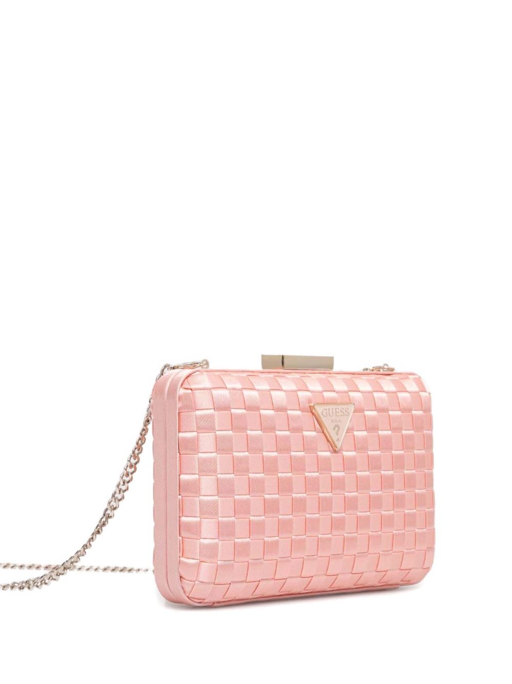logo-plaque clutch bag - 2