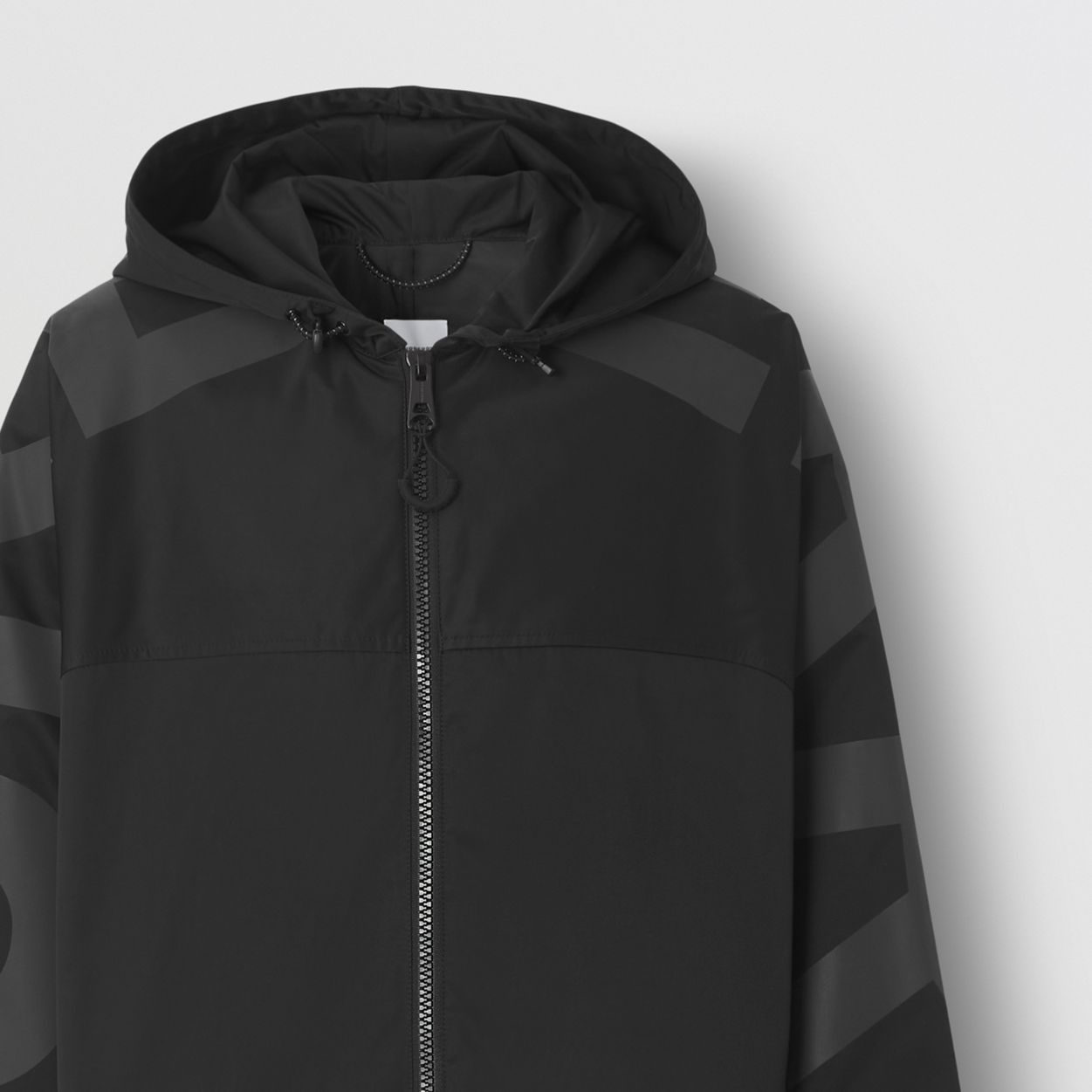 Logo Print Lightweight Hooded Jacket - 7