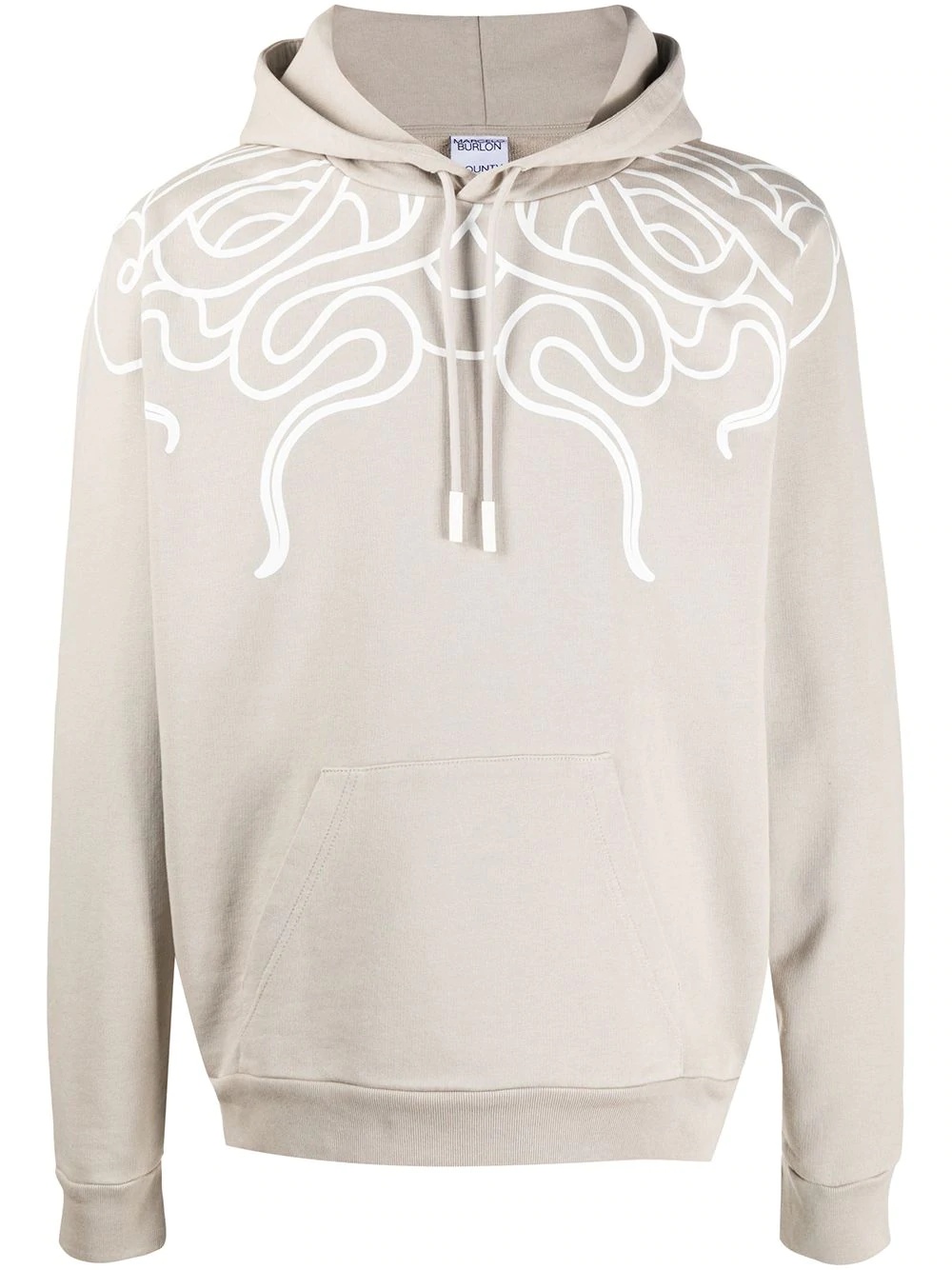 graphic-print hoodie - 1