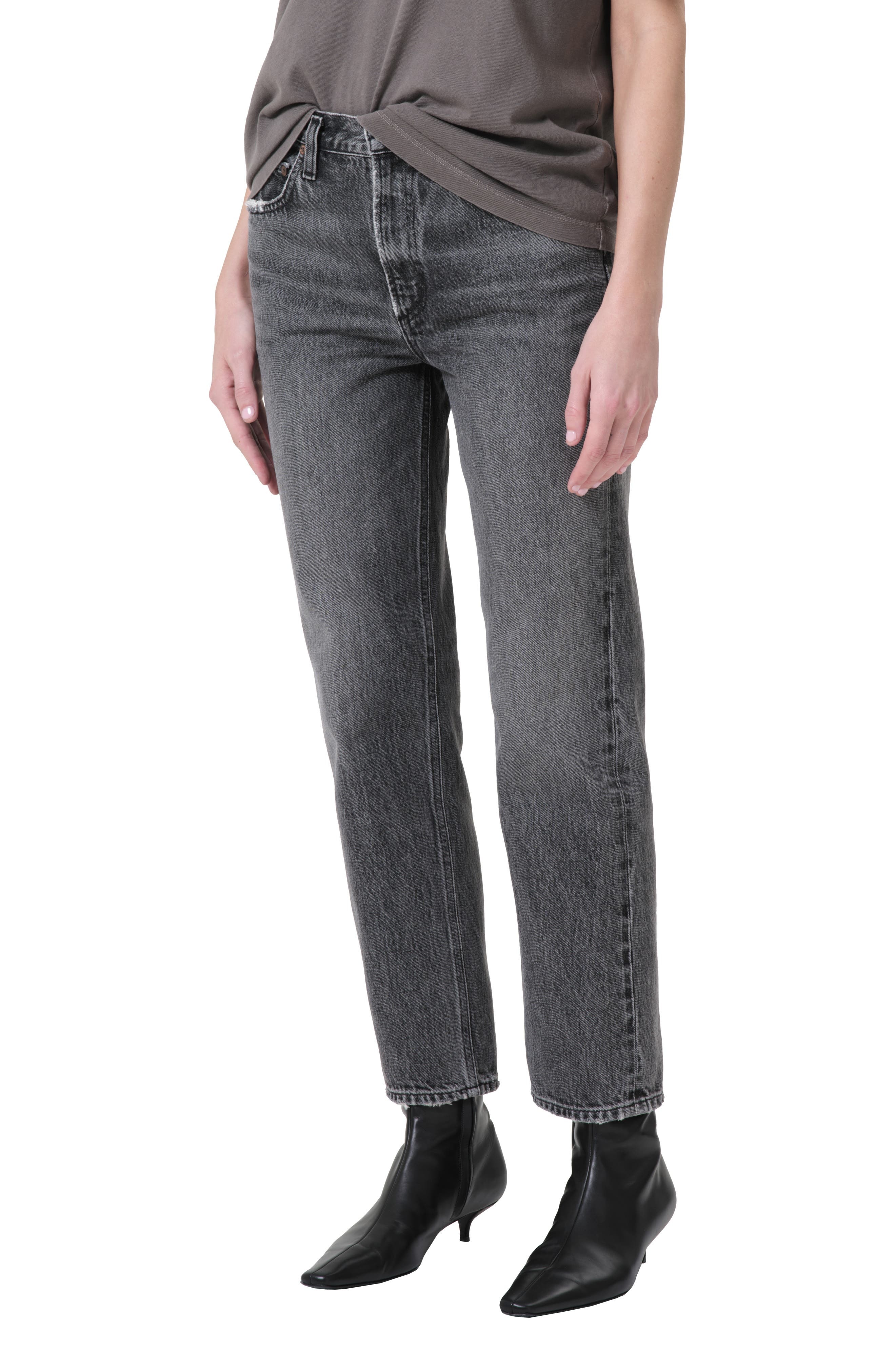 AGOLDE Valen High Waist Ankle Straight Leg Jeans in Spirit at Nordstrom - 1