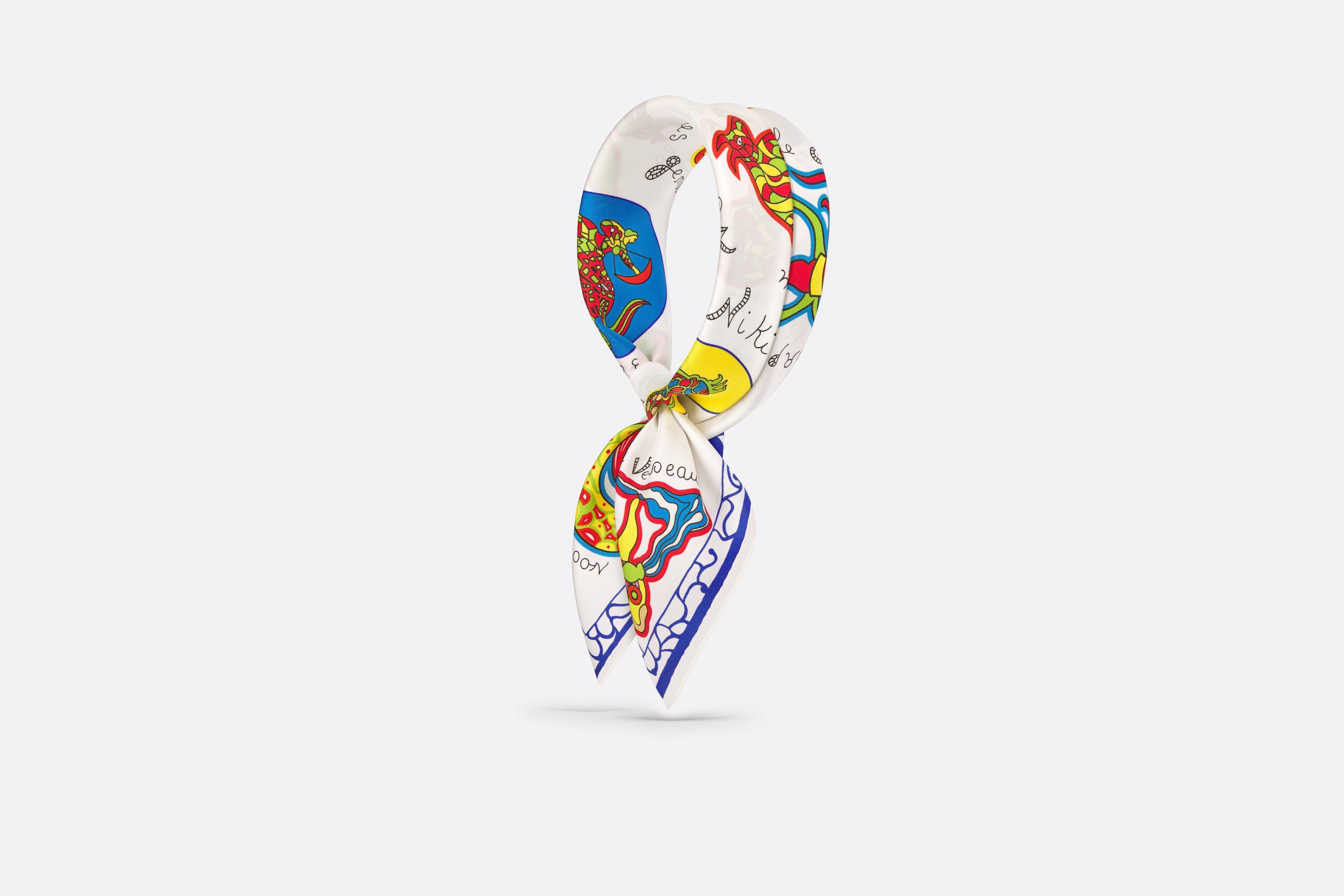 Niki de Saint Phalle Dragon Zodiac 70 Square Scarf - 5