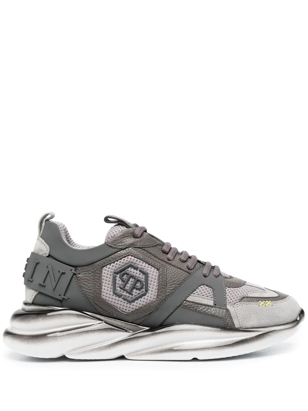 hexagon logo runner sneakers - 1