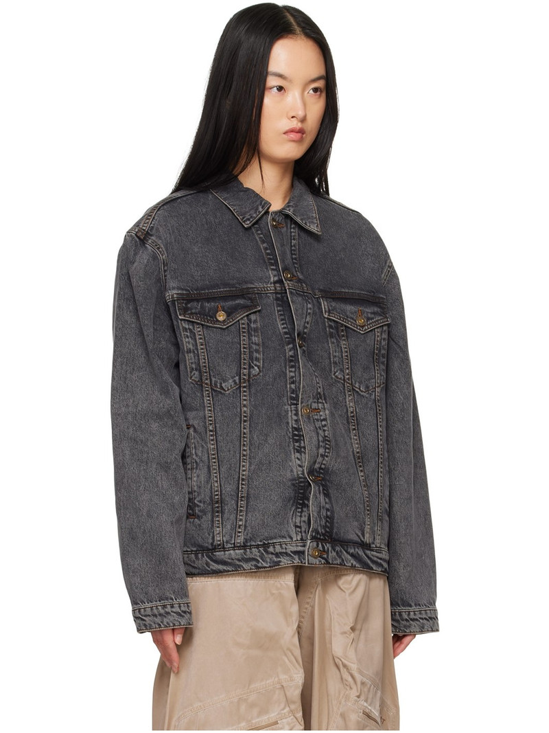 로고 잡아당기기 denim 재킷 2