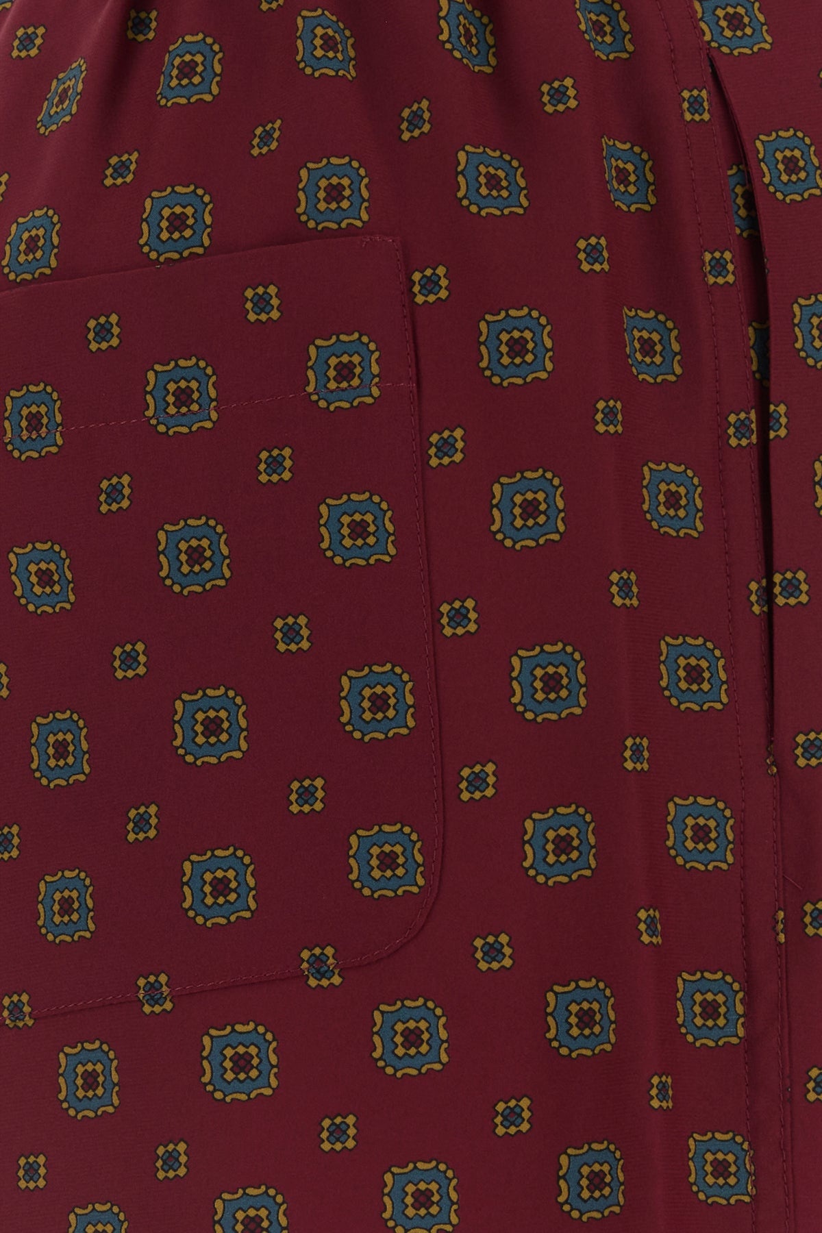 Printed silk pant - 3