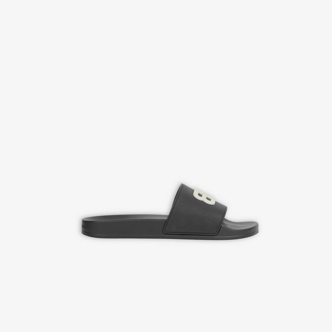 Men's Glow In The Dark Pool Slide Sandal in Black/white - 1