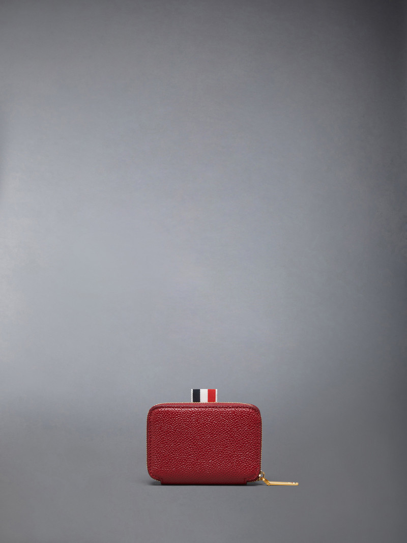 Thom Browne Pebble Grain Zip Around Card Holder outlook