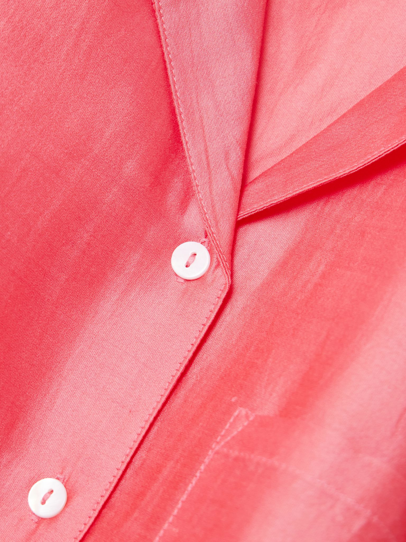 Zouk broderie anglaise cotton and silk-blend shirt Pink - 4