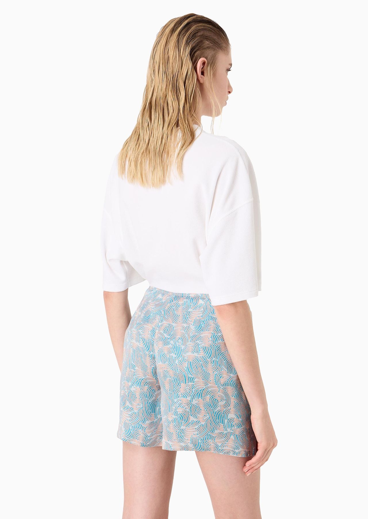 Printed silk shorts - 3
