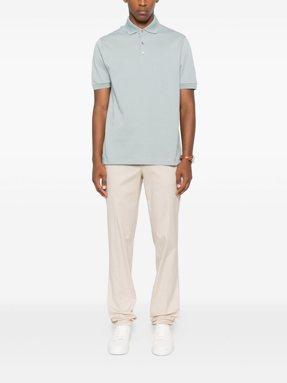 cotton polo shirt - 2