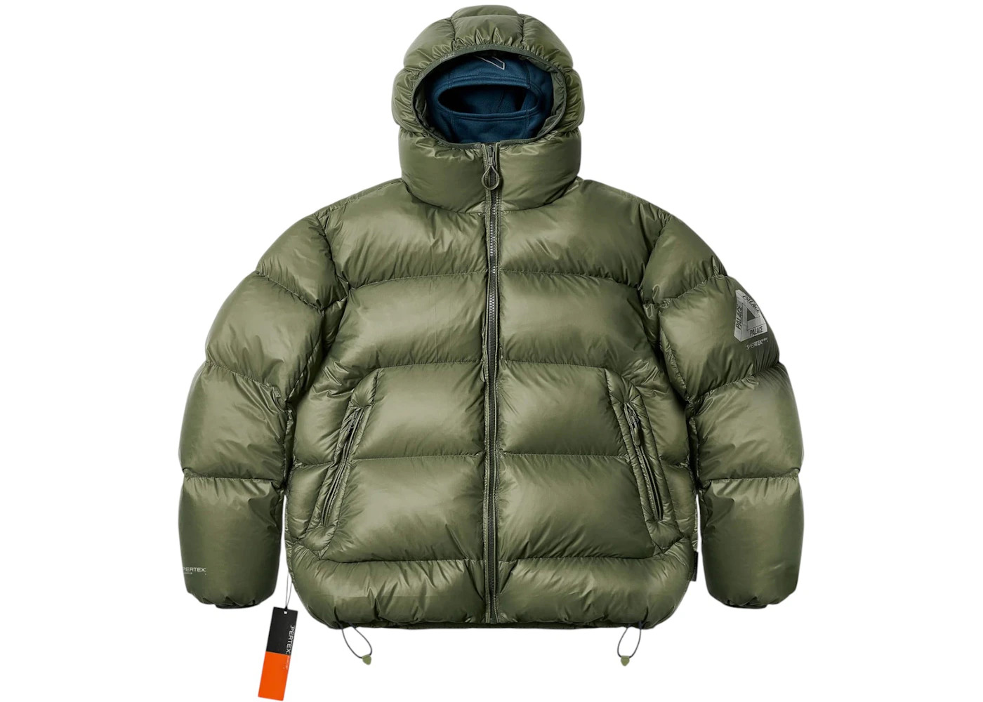 Palace Pertex Opaque Balaclava Puffer Jacket Green - 1
