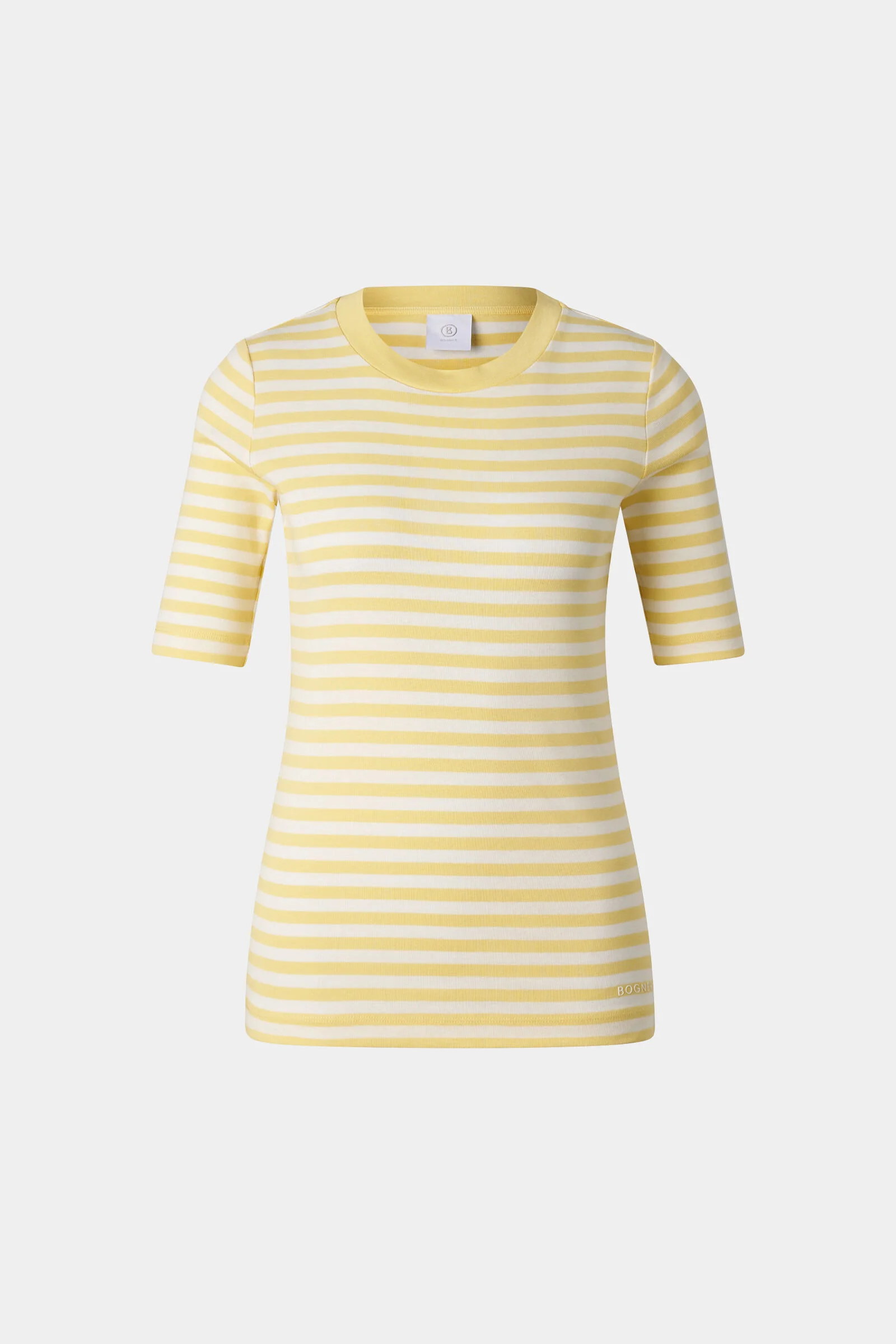 Nikini T-shirt in Yellow/Off-White - 1
