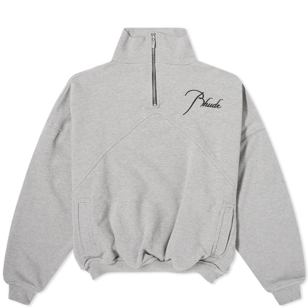 Rhude Logo Quarter Zip Sweat - 1