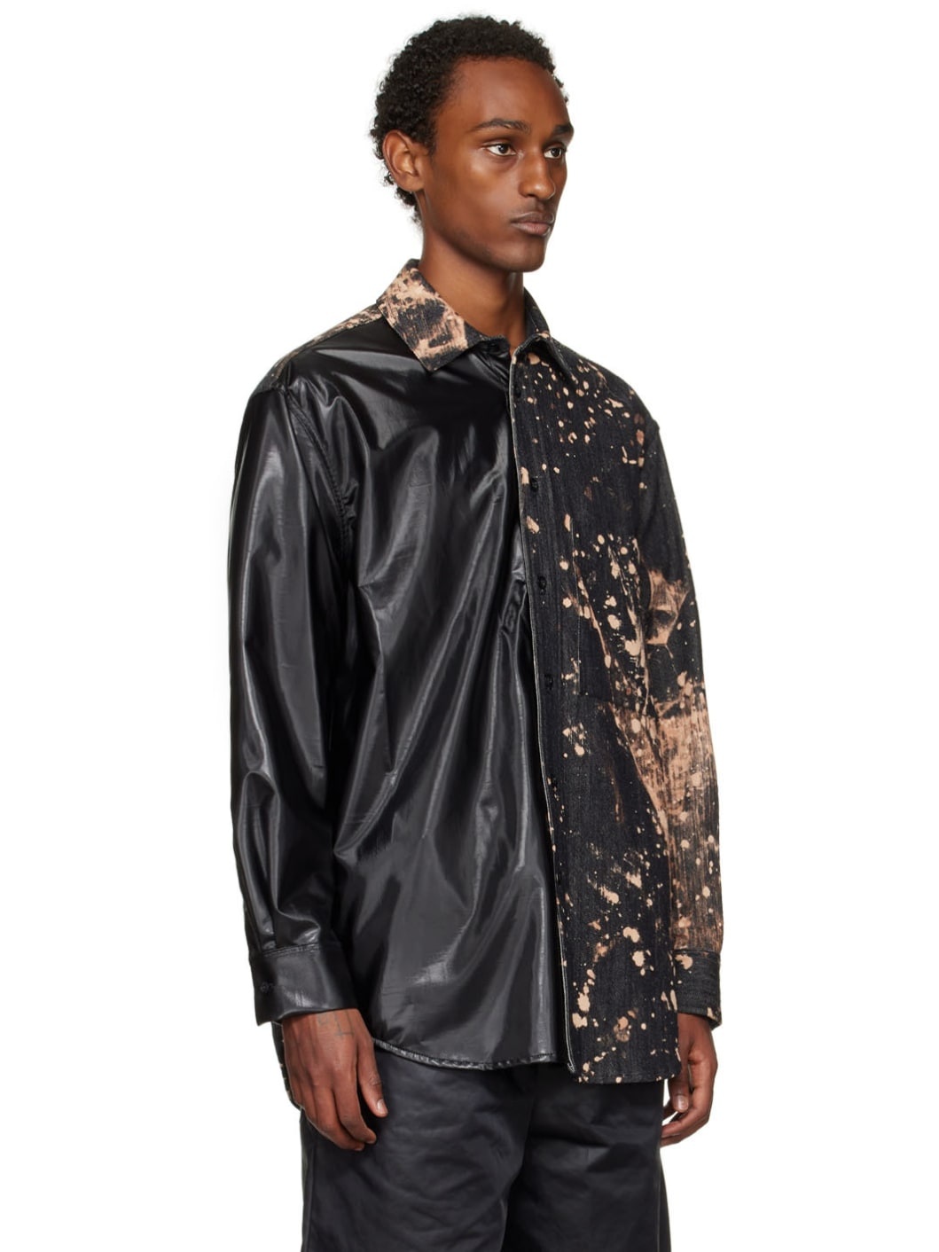Black Super Oversized Shirt - 2