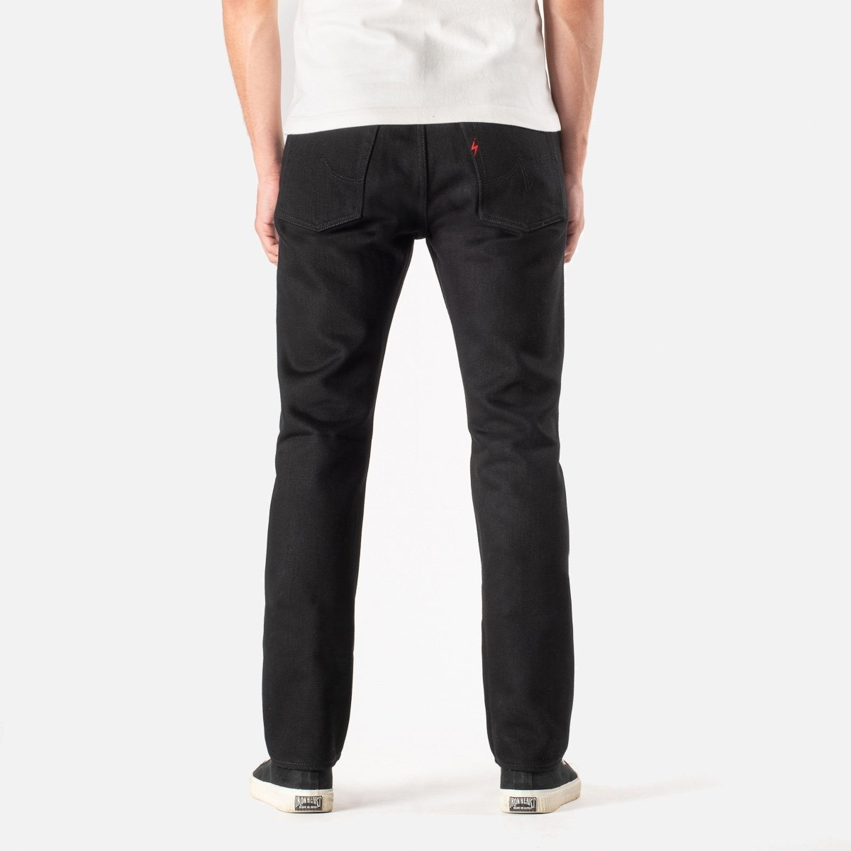IGW-101B Ignition Works 20oz Denim Slim Fit Tapered Cut Jeans - Black - 3