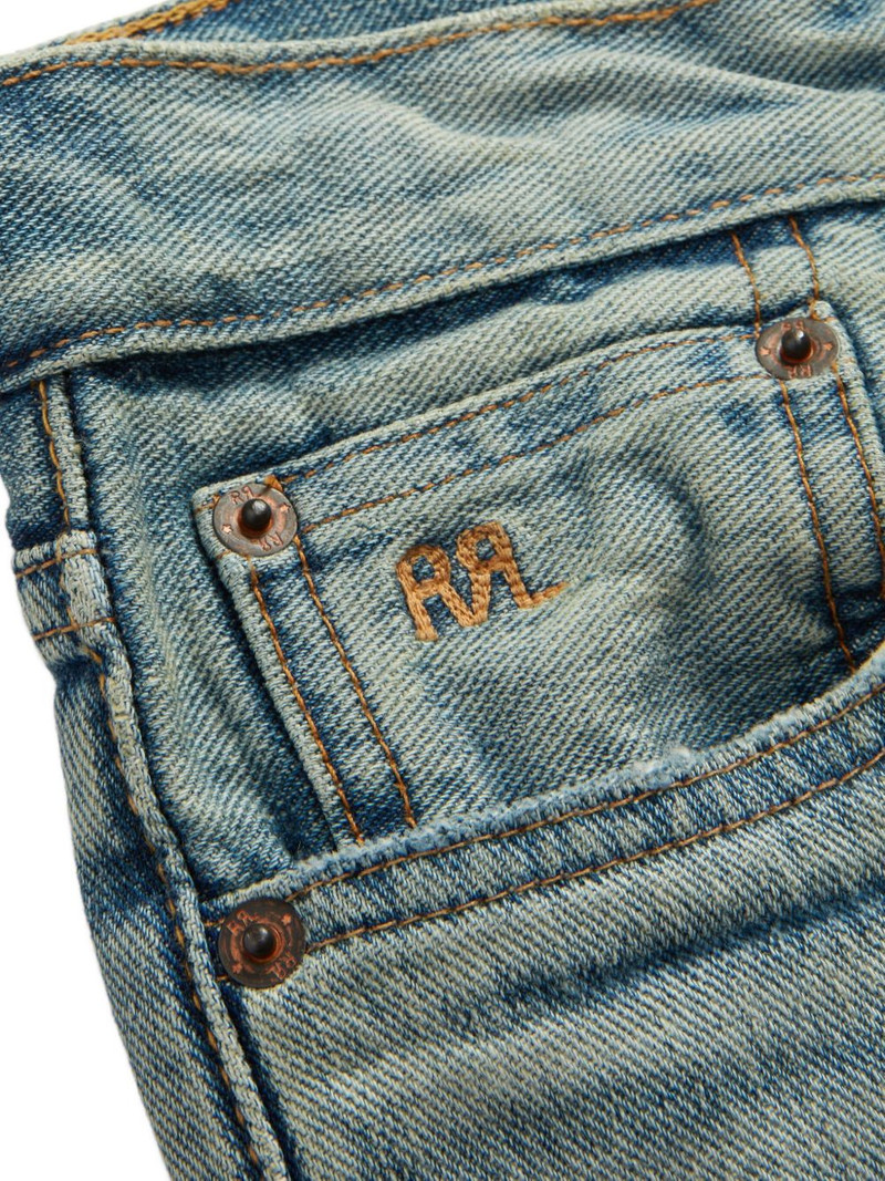 logo-embroidered jeans 3