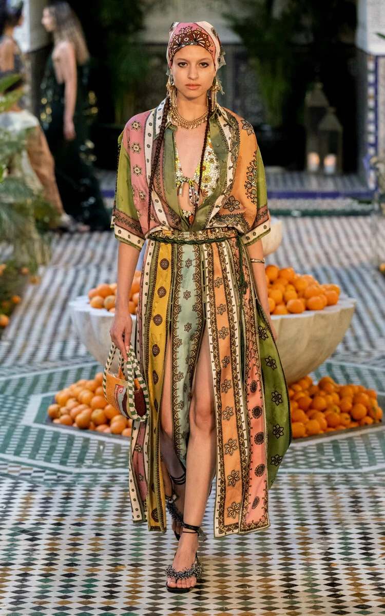 Contina Jacquard Maxi Skirt multi - 1