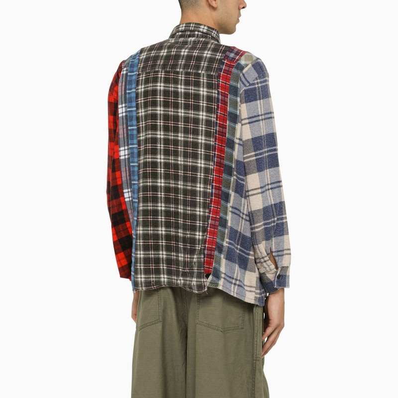 Multicoloured cotton check shirt 3