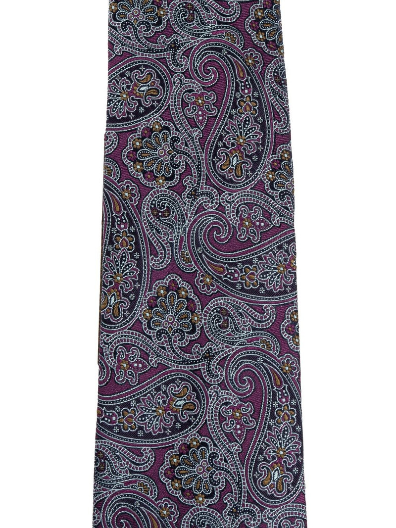 Etro paisley-print silk tie outlook