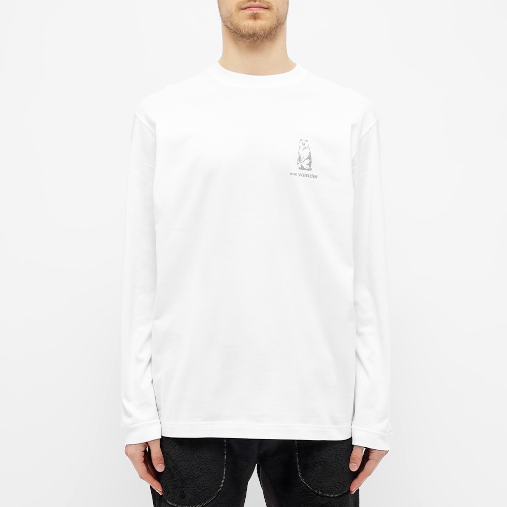 And Wander Long Sleeve Knife Ridge Tee - 6