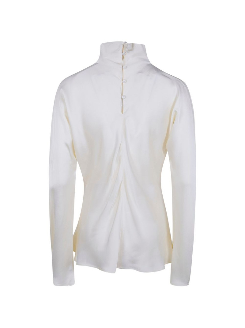 RÓHE high-neck button-fastening blouse outlook