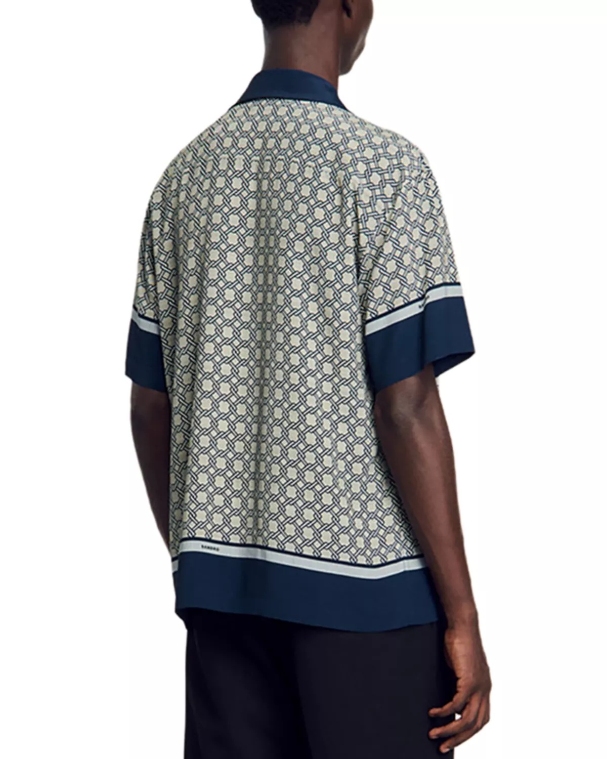 Short Sleeved Patterned Shirt - 4