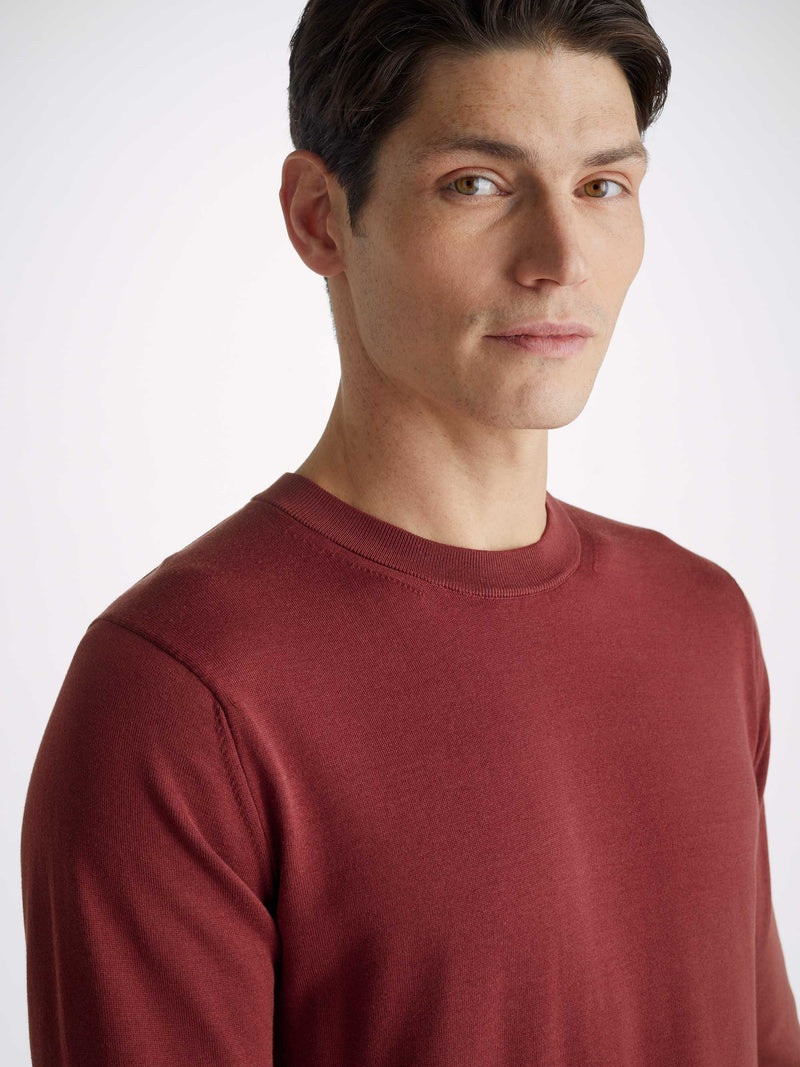 Men's Sweater Jacob Sea Island Cotton Wine 5