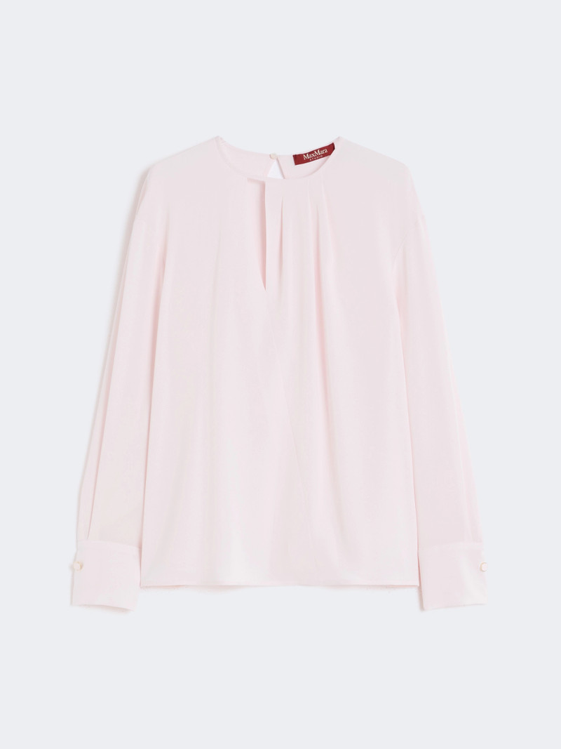 KAKI Lightweight cady blouse - PINK 1