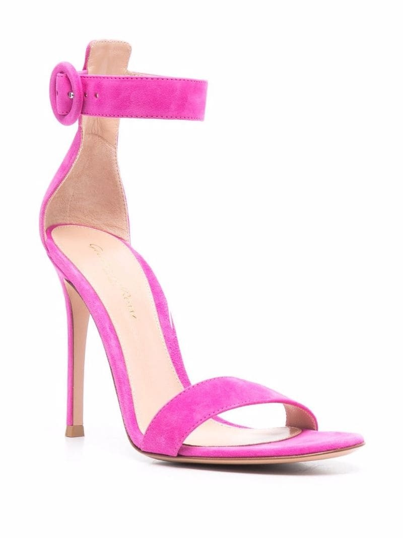 ankle buckle heeled sandals - 2