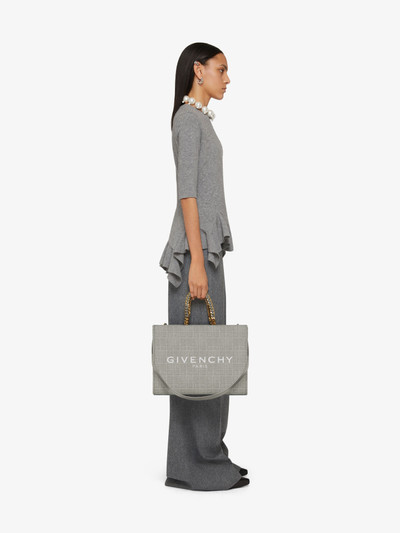 Givenchy MEDIUM G-TOTE SHOPPING BAG IN 4G EMBROIDERED CANVAS outlook