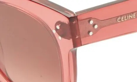 Bold 3 Dots 54mm Gradient Square Sunglasses in Pink /Gradient Bordeaux - 4