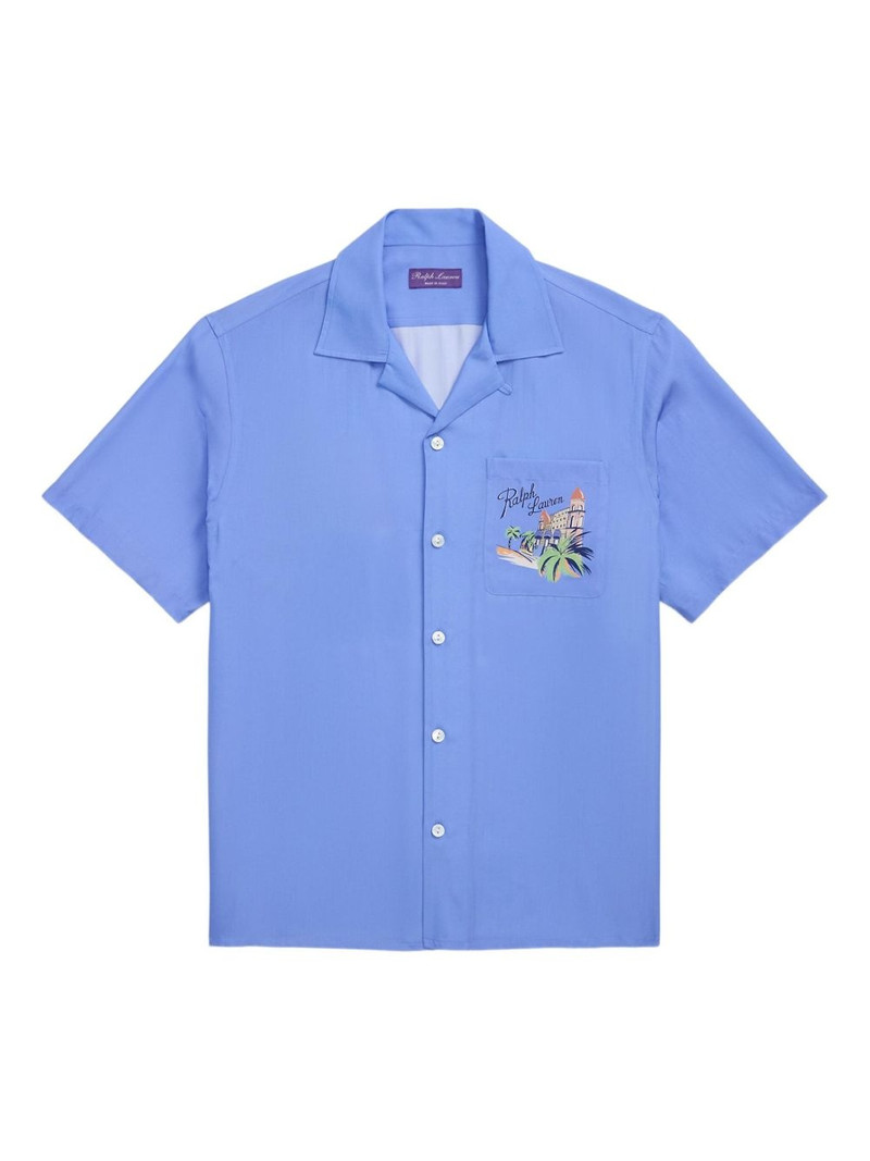 logo-print shirt 1