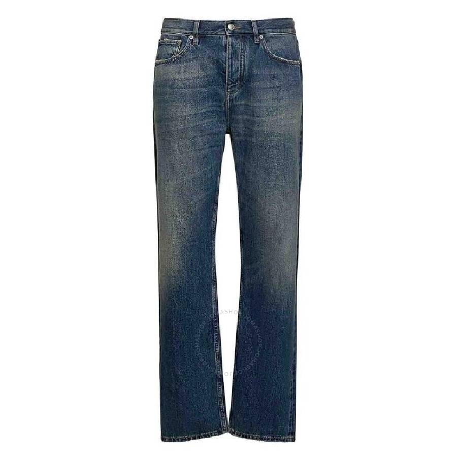 Burberry Hawkin Mid Rise Cotton Jeans - 1