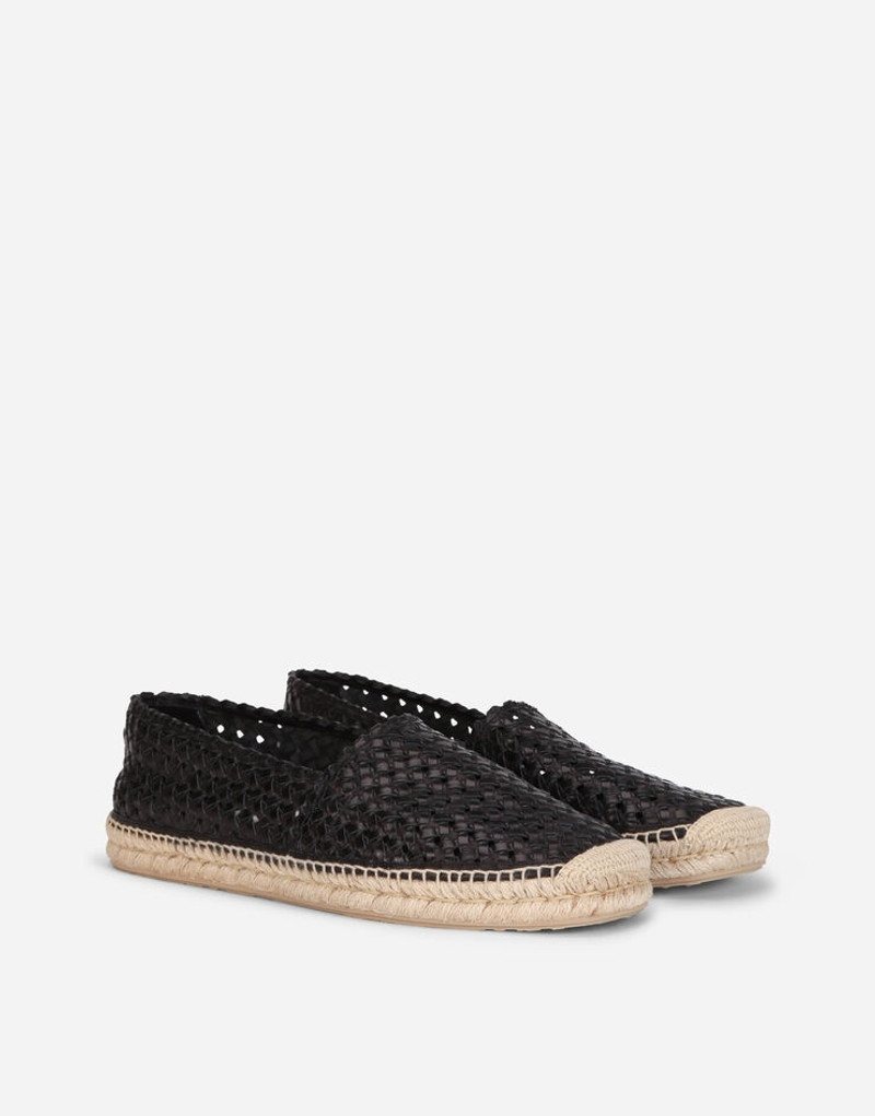 Dolce & Gabbana Woven goatskin espadrilles outlook