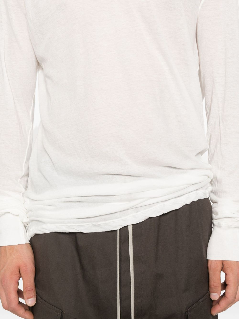 long-sleeve organic-cotton T-shirt - 4