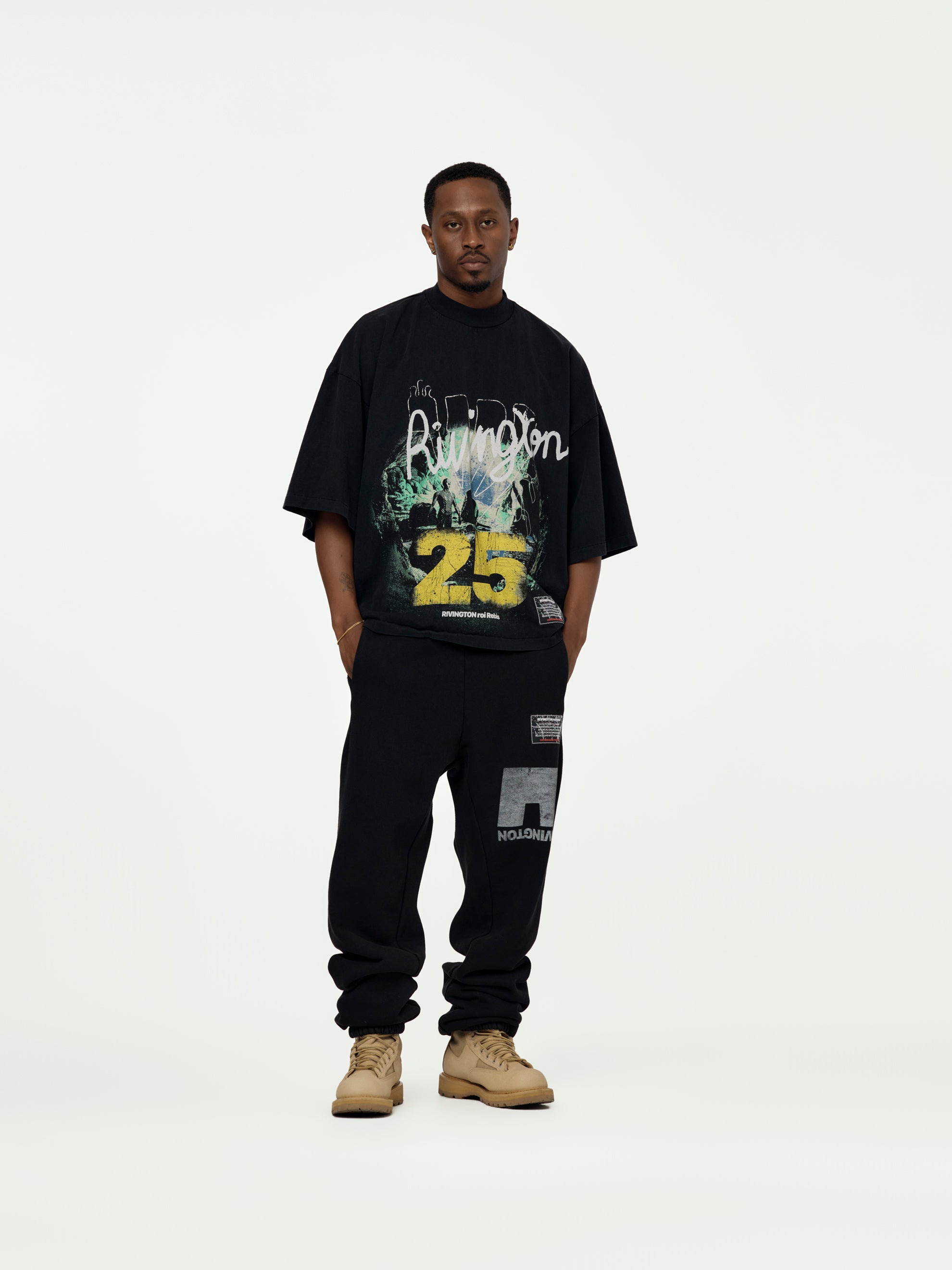 INNER CHAMER TEE  (JET BLACK) - 5