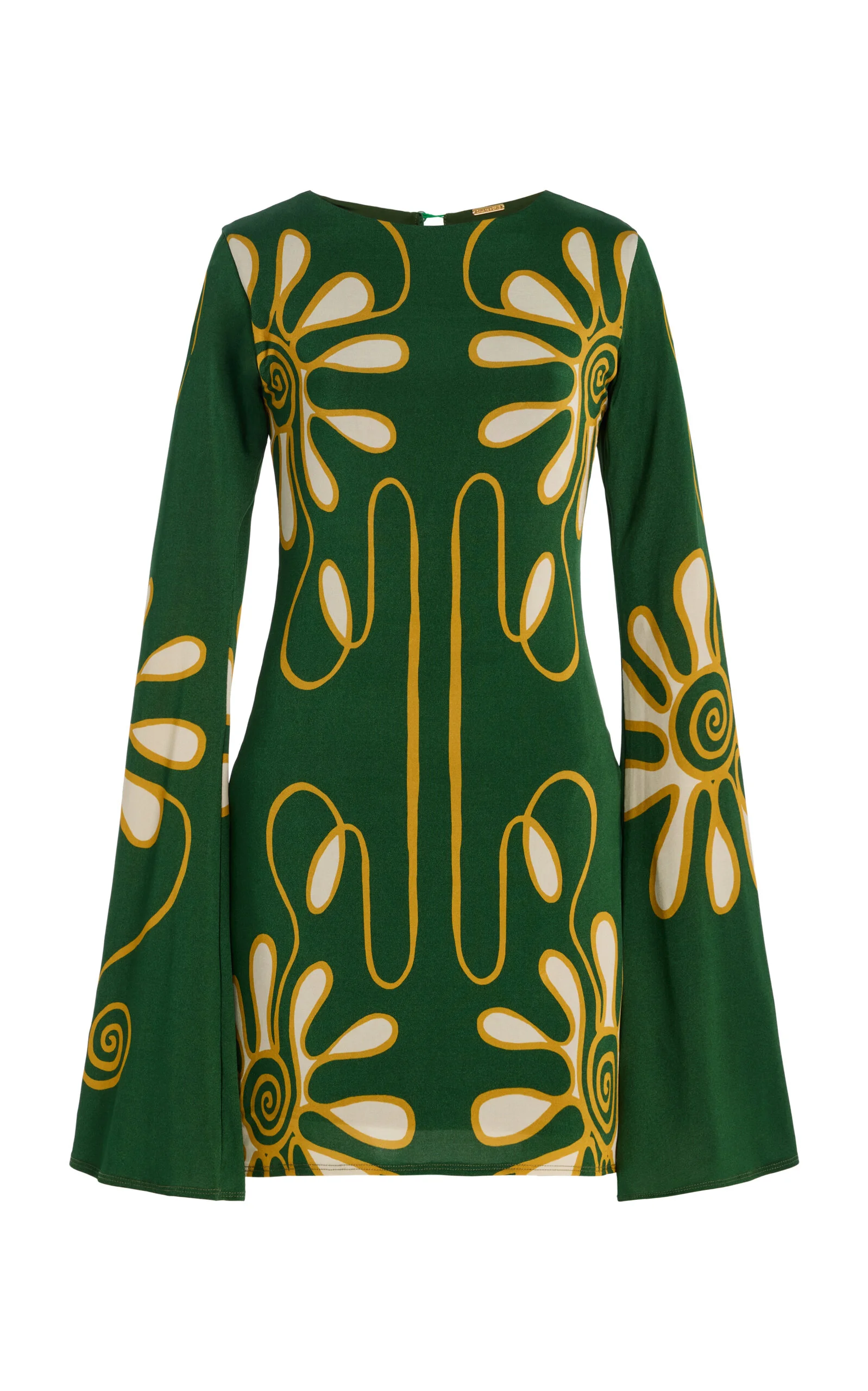 Maisha Printed Jersey Mini Dress green - 1