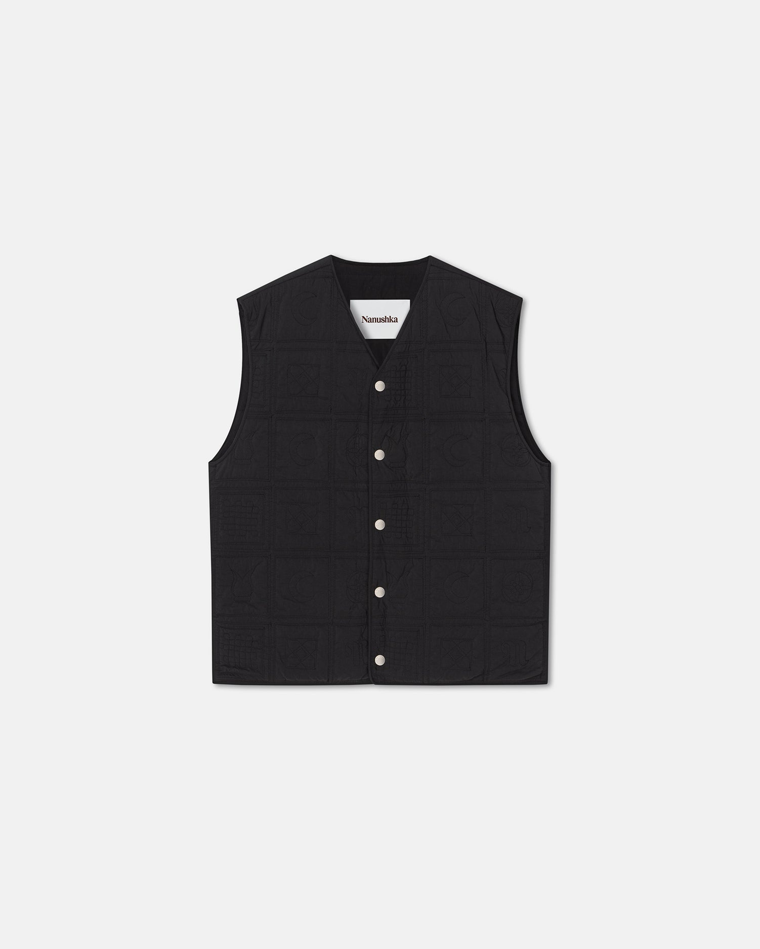 Quilted Tech Poplin Vest - 4