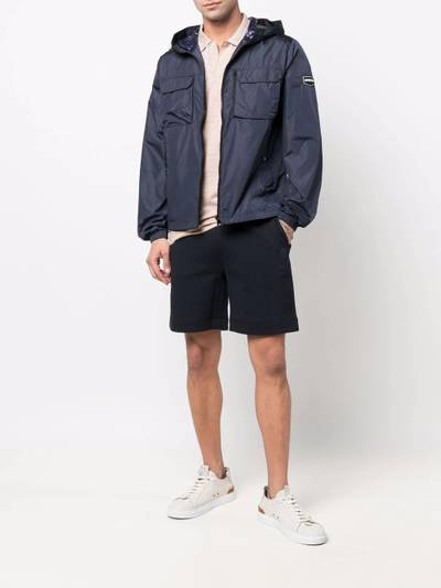 DUVETICA logo-patch sleeve jacket outlook