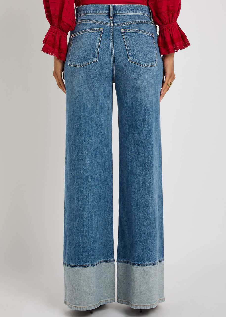 Alice + Olivia Wilson Panelled Wide-leg Jeans - 3