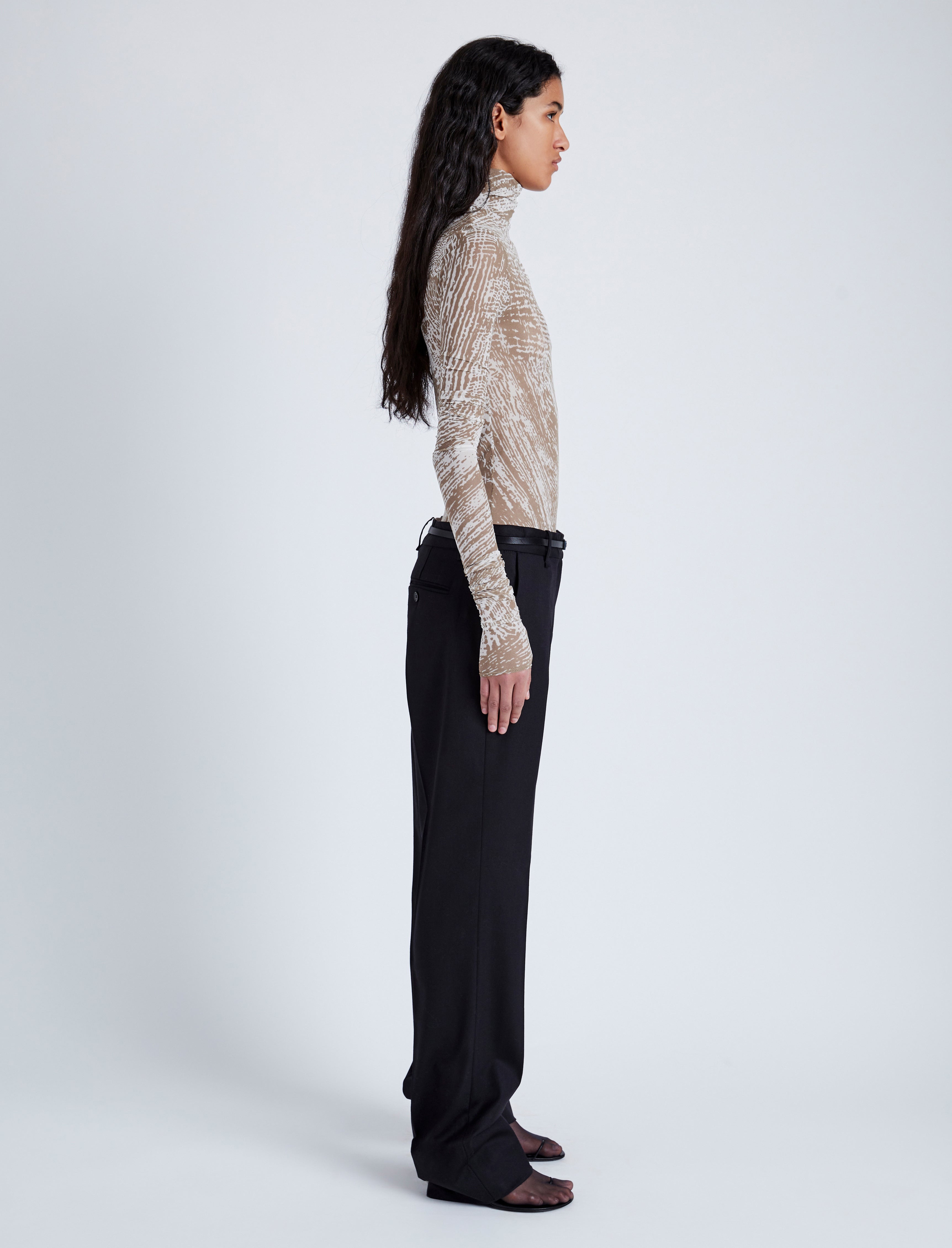 Rio Top in Printed Tulle Jersey - 4