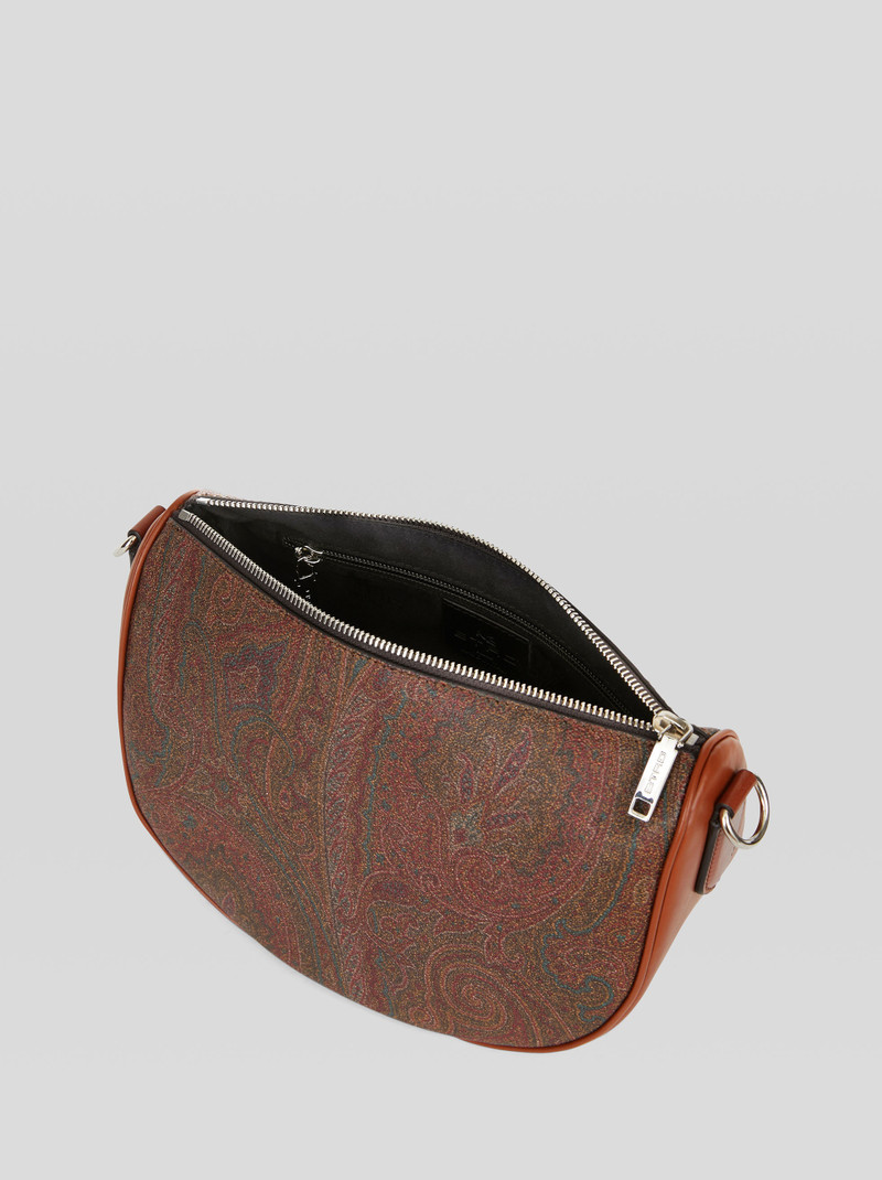 CROWN ME PAISLEY SHOULDER BAG WITH TURQUOISE STUDS 4