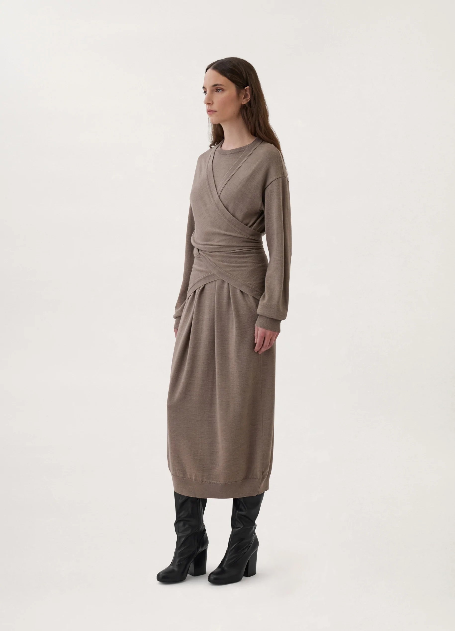 WRAP DRESS
MERINO BLEND - 3