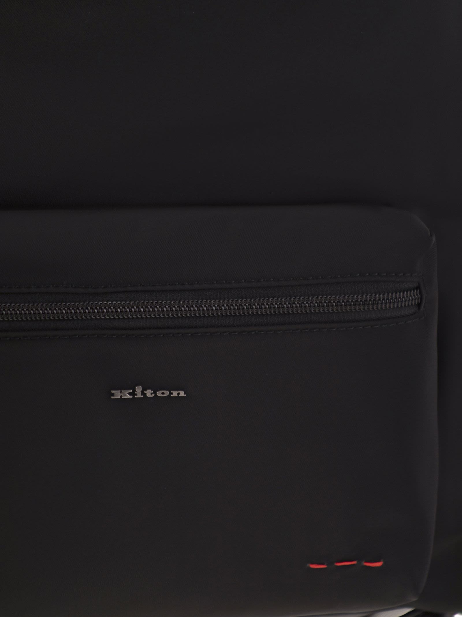 KITON - Kiton Men Technical Fabric Backpack With Logo - 5
